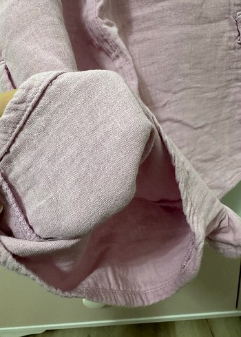 Nakışlı Düğmeli Pembe tulum - Görsel 3