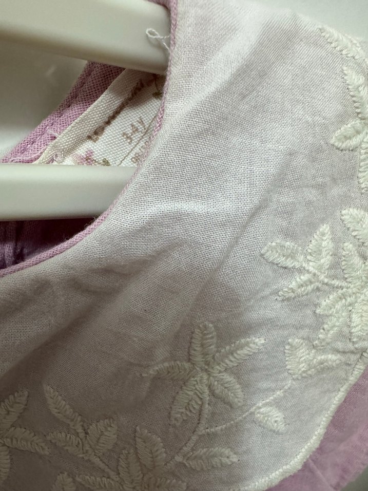 Nakışlı Düğmeli Pembe tulum - Görsel 2