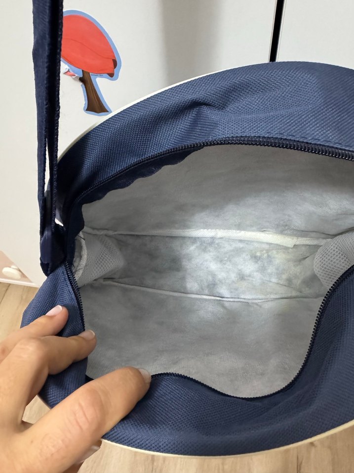 Mavi Desenli Mustela Bebek Çantası - Görsel 3