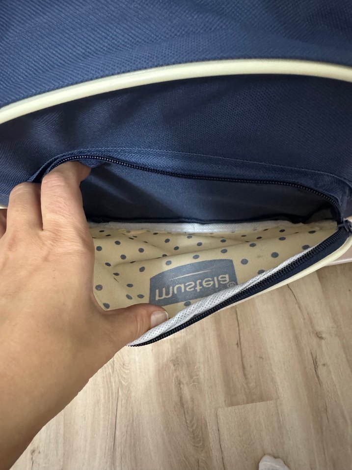 Mavi Desenli Mustela Bebek Çantası - Görsel 2