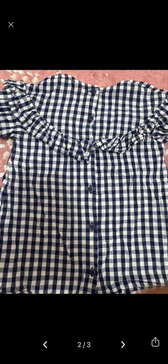 Kız Çocuk Uzun Kollu Nakışlı Bluz - Görsel 3