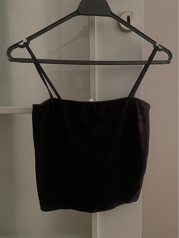 CROP ASKILI BLUZ