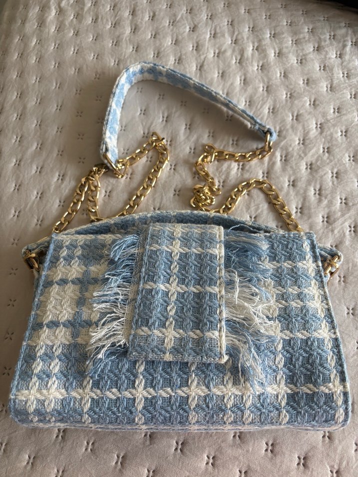 Nakışlı Kadın Kot Çanta - Görsel 2