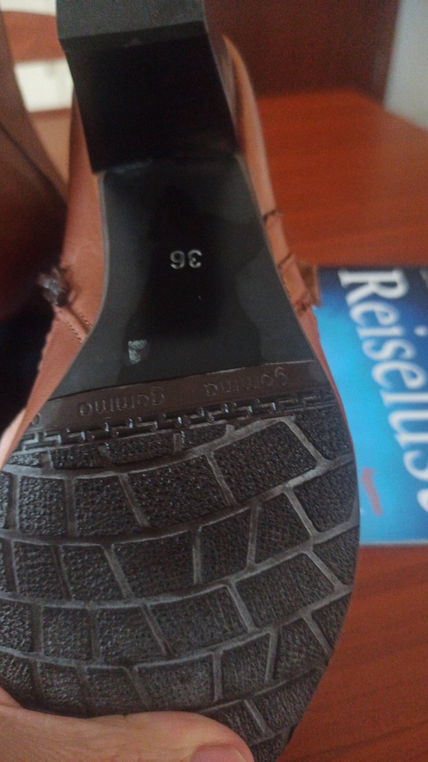 Kahverengi Deri Kadın  Topuklu Bot - Görsel 5