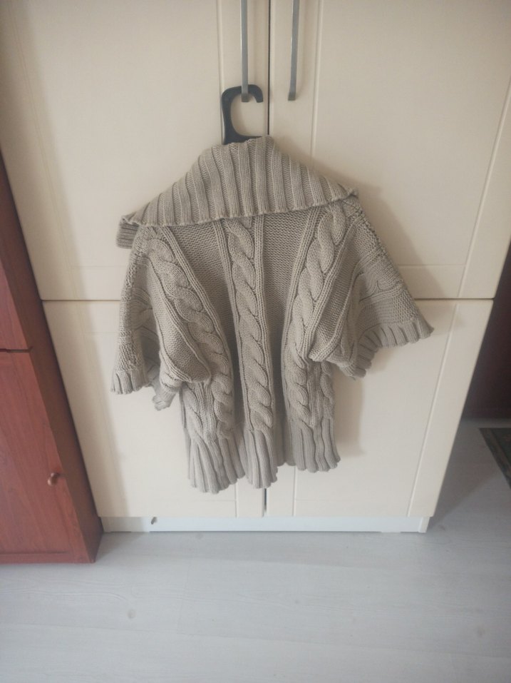 Bej Örgü Mini Oasis markali Hırka - Görsel 2