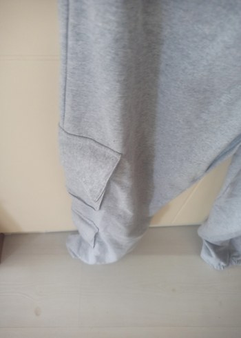 Gri Midi Kadın Salaş Eşofman - Görsel 5