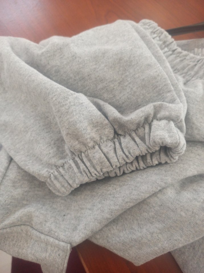 Gri Midi Kadın Salaş Eşofman - Görsel 2