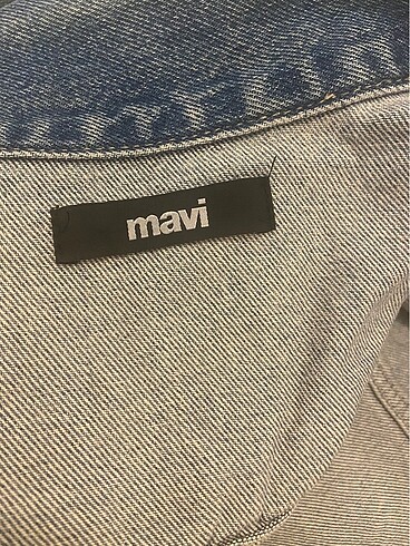 m Beden mavi Renk Kot ceket mavi