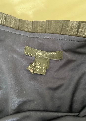 Mango Tek Omuzlu Siyah Gotik Uzun Elbise