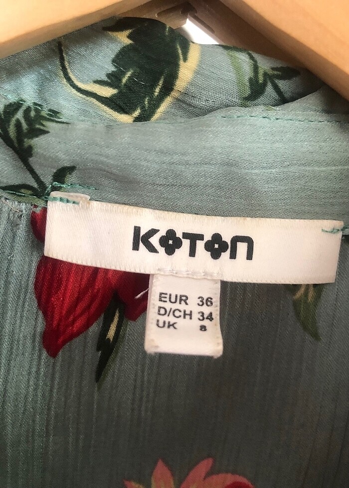 Koton saten gömlek - Görsel 3
