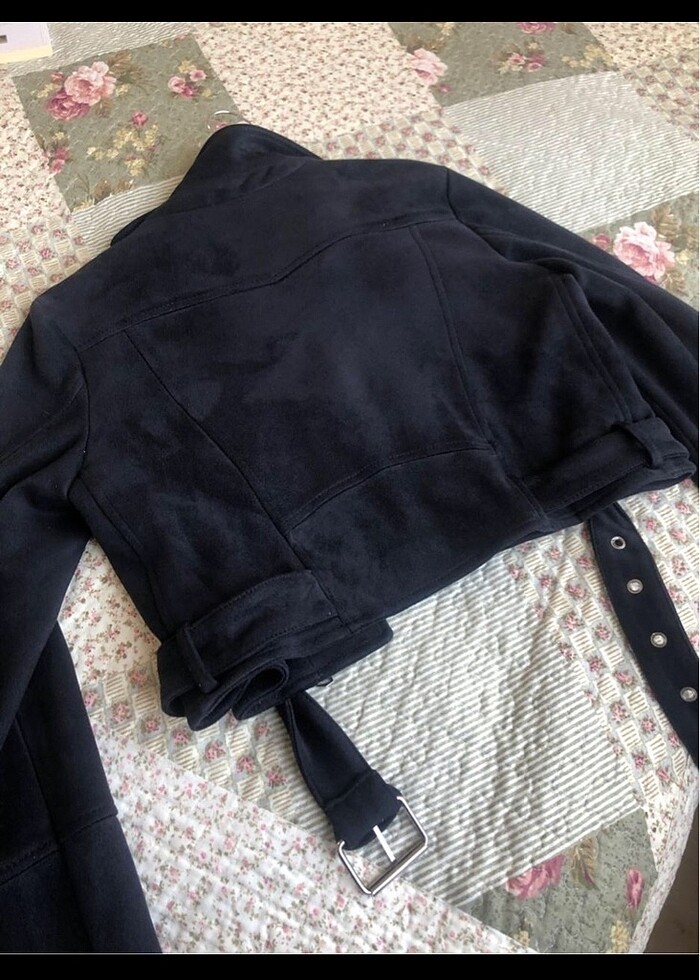 Nubuk Biker ceket - Görsel 3