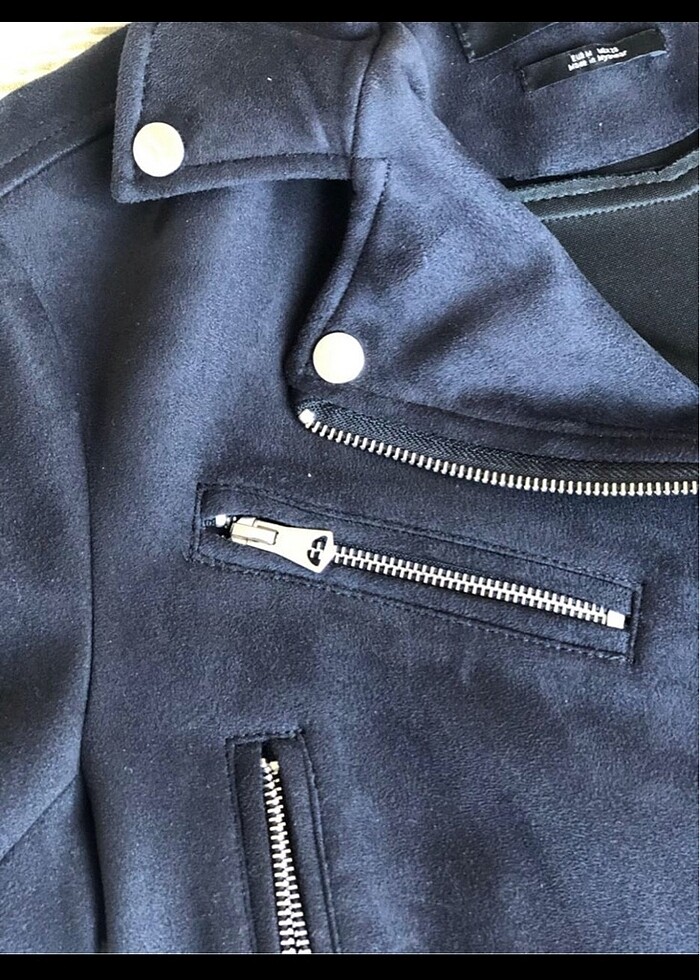 Nubuk Biker ceket - Görsel 5