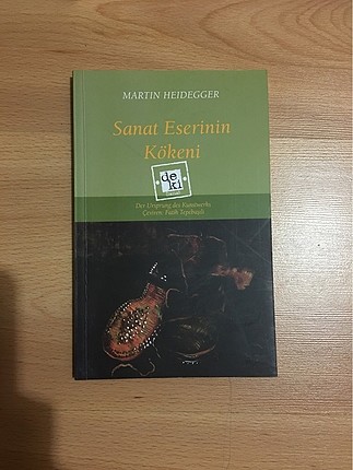 Sanat eserinin kökeni Martin Heidegger