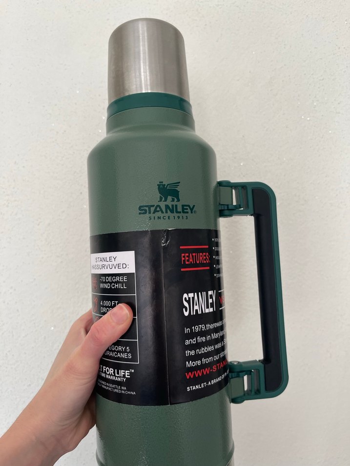 Stanley Büyük Boy Termos 1.9 L Khaki - Görsel 3