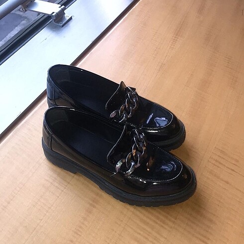 Loafer model siyah ayakkabı