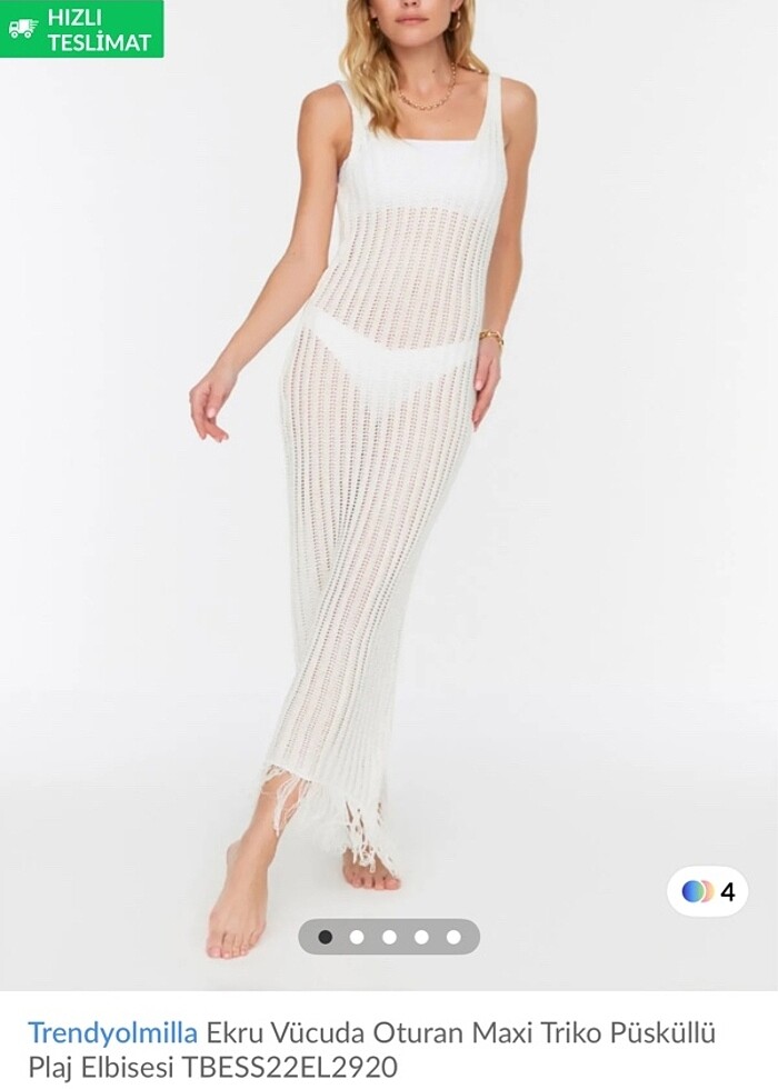 Plaj elbisesi - Görsel 3