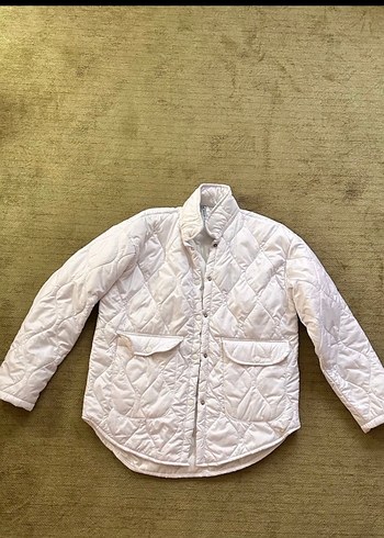Barbour Beyaz İnce Spor Mont