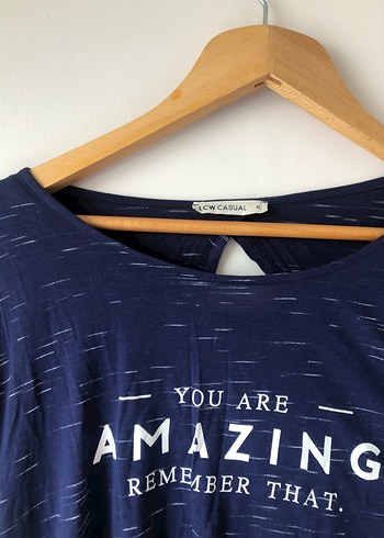 Lacivert Baskılı Midi Elbise - Görsel 3