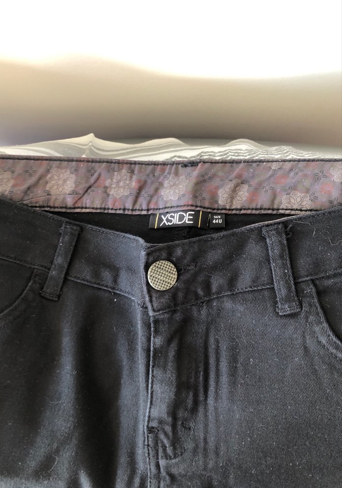 Siyah Dar Kesim Kadın Kumaş Pantolon - Görsel 2