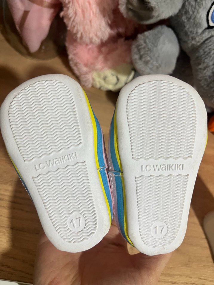 Kız Çocuk Beyaz Cırt Cırtlı Sneaker - Görsel 4