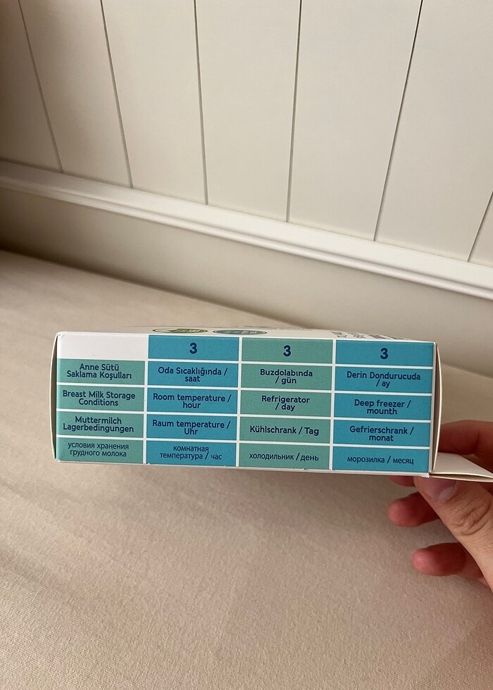 Wee baby anne sütü saklama poşeti - Görsel 2