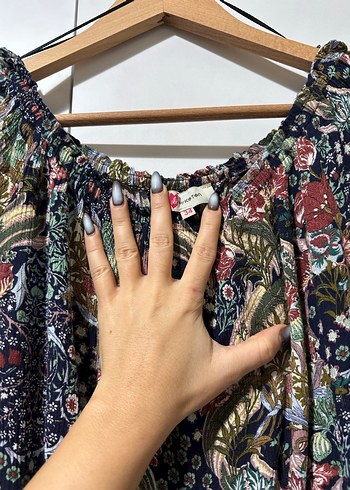 Kadın Çok Renkli Straplez Mini Tulum - Görsel 7