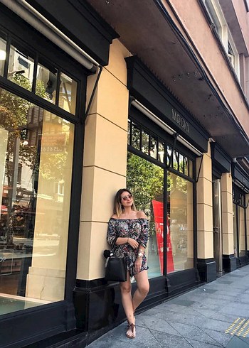 Kadın Çok Renkli Straplez Mini Tulum - Görsel 3