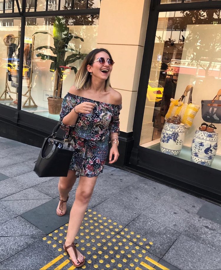 Kadın Çok Renkli Straplez Mini Tulum - Görsel 2