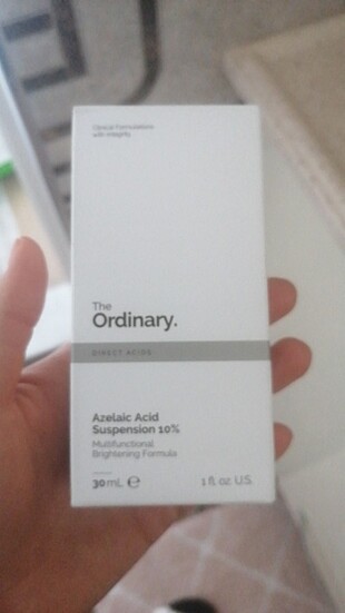 The ordinary azeleik asit ve salisilik asit maske