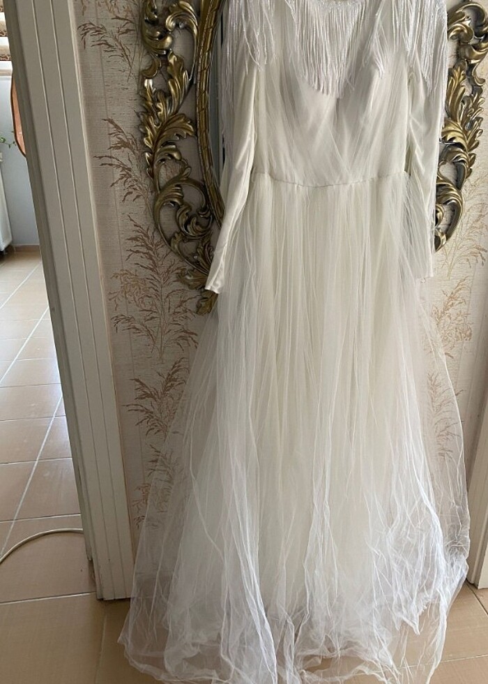 Tesettür nikah elbisesi - Görsel 2