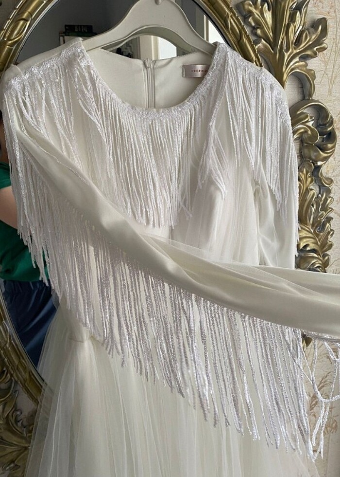 Tesettür nikah elbisesi - Görsel 5