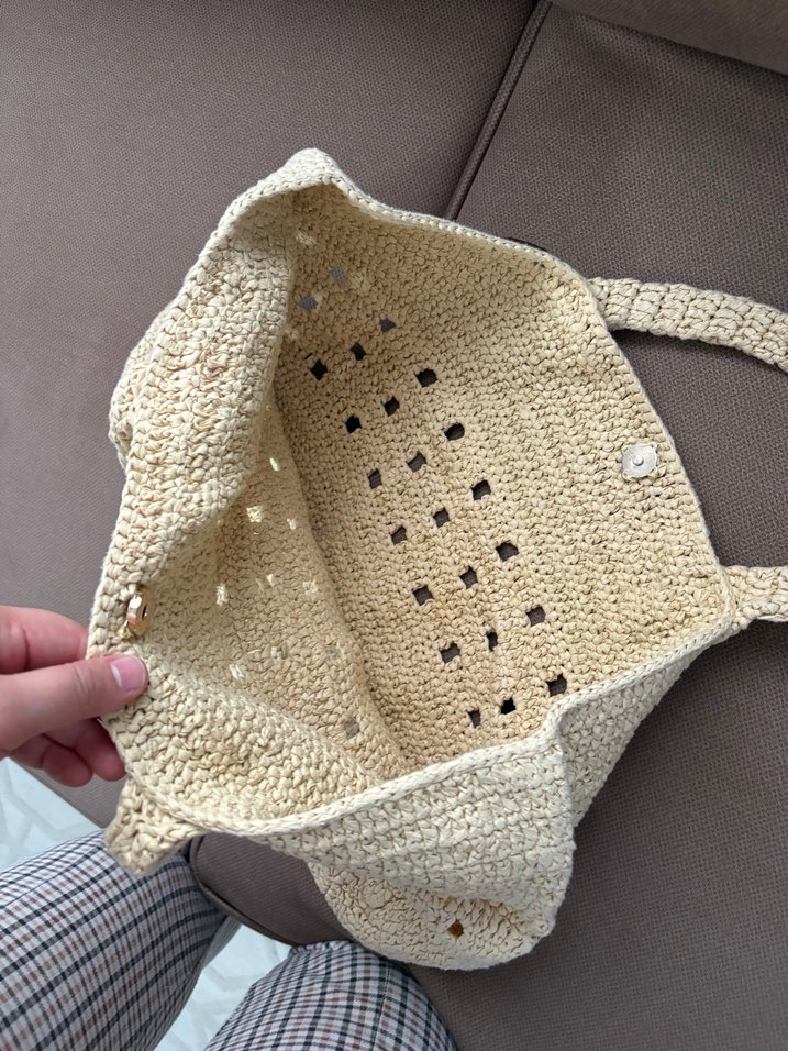 Bohem Örgü Kadın Omuz Çantası - Görsel 4