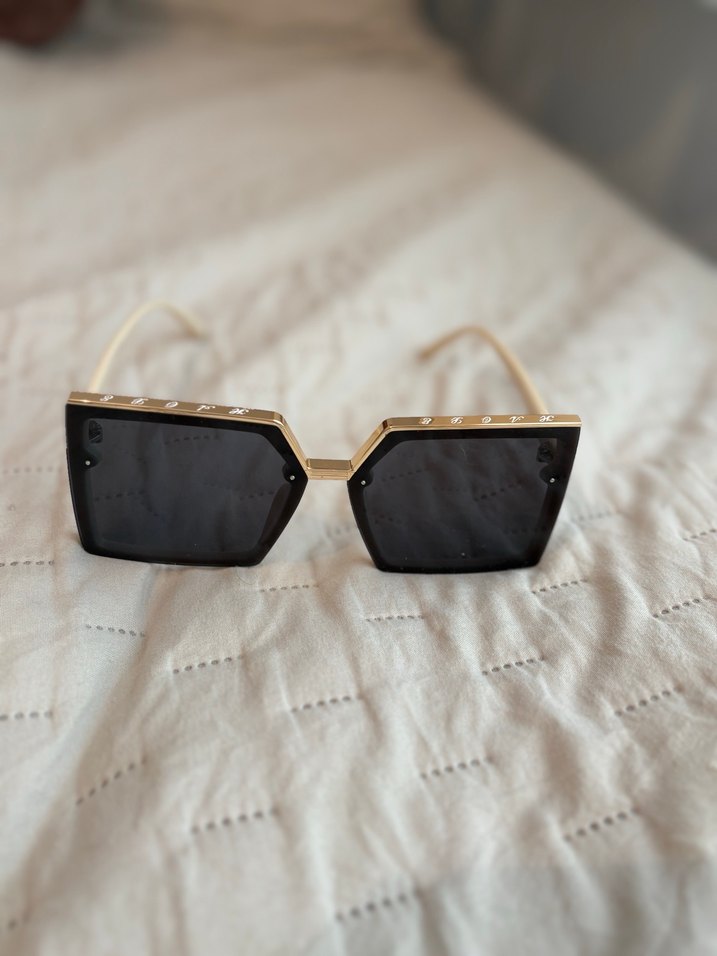 Haole Siyah Transparan Minimalist Kadın Güneş Gözlüğü - Görsel 2