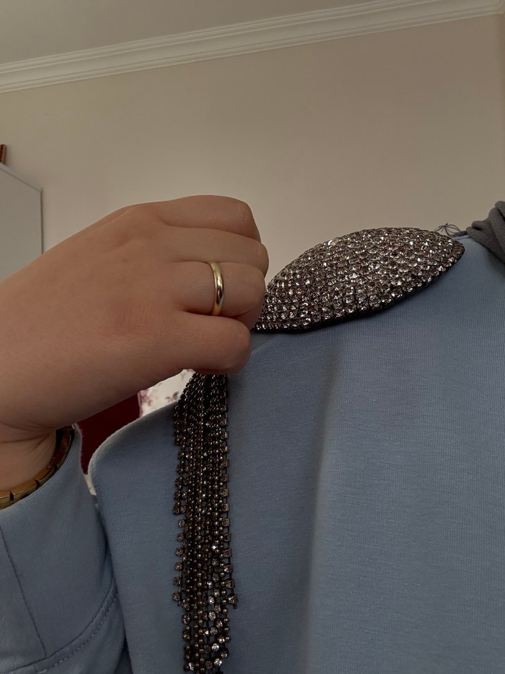 Taşlı omuz aksesuarı - Görsel 4