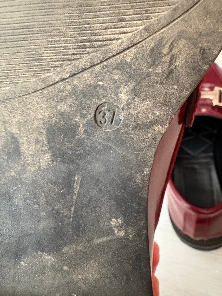 Bordo Rugan Tokalı Kadın Loafer - Görsel 3