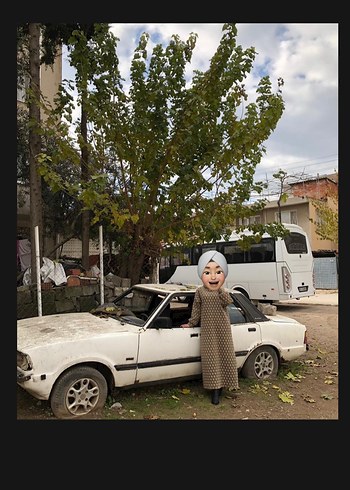 Bohem Tarz Kadın Uzun Triko Elbise - Görsel 5