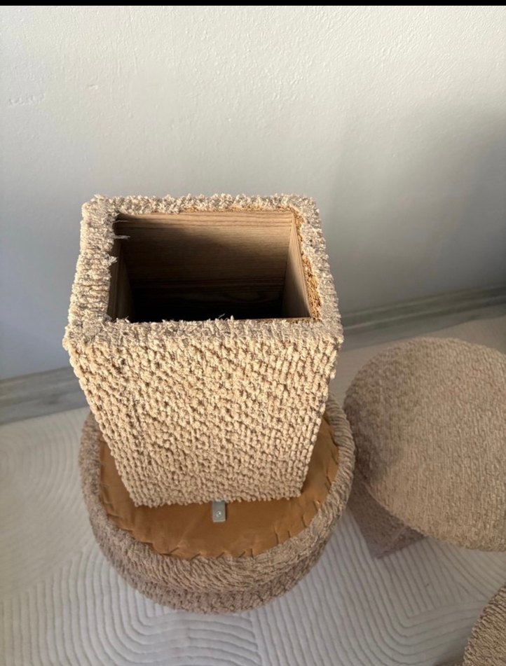 Pinterest örme tabure - Görsel 5