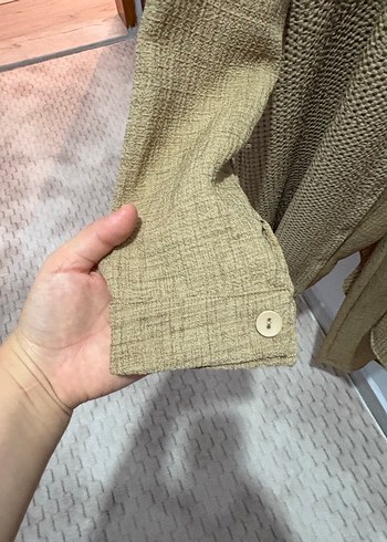 Bej Uzun Kadın tunik pantolon - Görsel 6