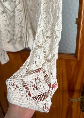 Dantelli hırka - Görsel 3