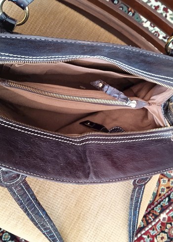Beden Tod's marka,Kahverengi Yılan Derisi Desenli Deri Kadın Çanta