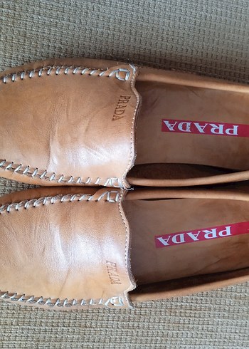 PRADA GERÇEK HAKİKİ DERİ AYAKKABI 39 NO - Görsel 6