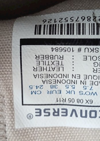 CONVERSE ALL STAR ORİJİNAL GERÇEK DERİ - Görsel 3