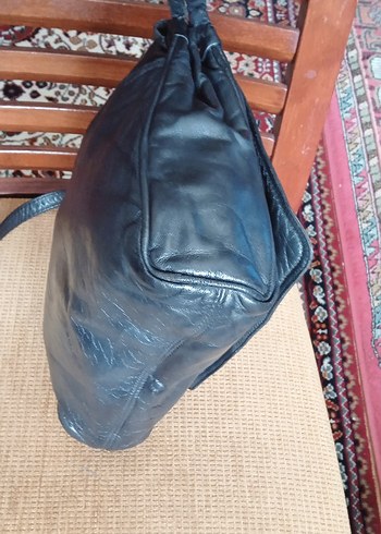 GERÇEK HAKİKİ KUZU DERİSİ ÇANTA - Görsel 5