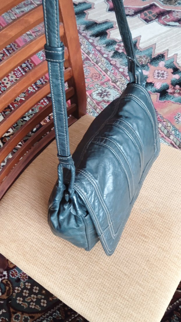 GERÇEK HAKİKİ DERİ ASKILI ÇANTA - Görsel 4