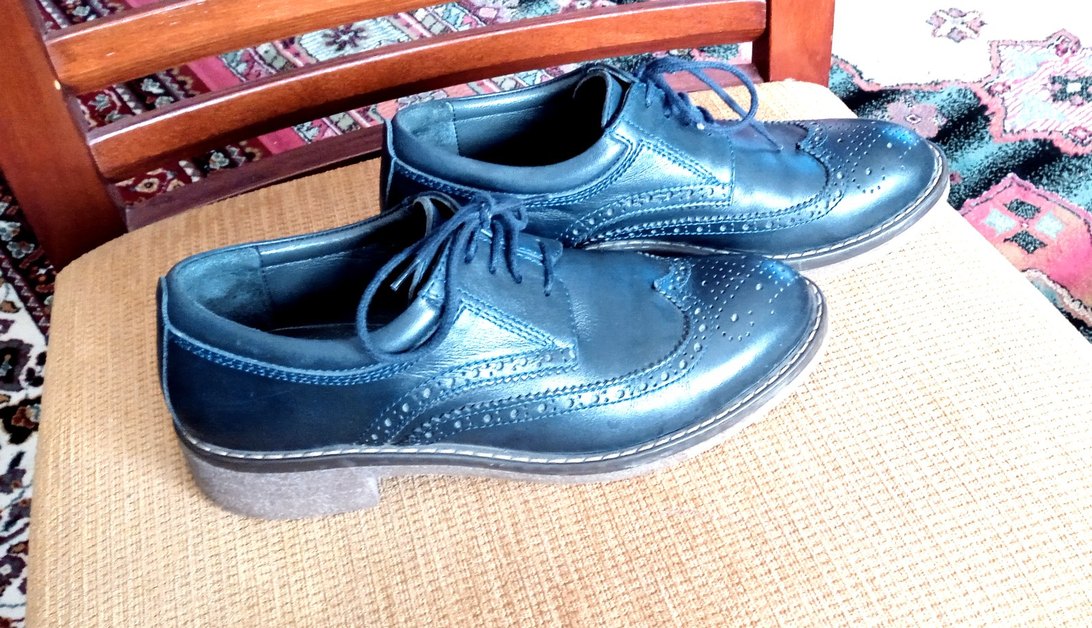 GERÇEK HAKİKİ DERİ KİNG SHOES 38 NO. - Görsel 3