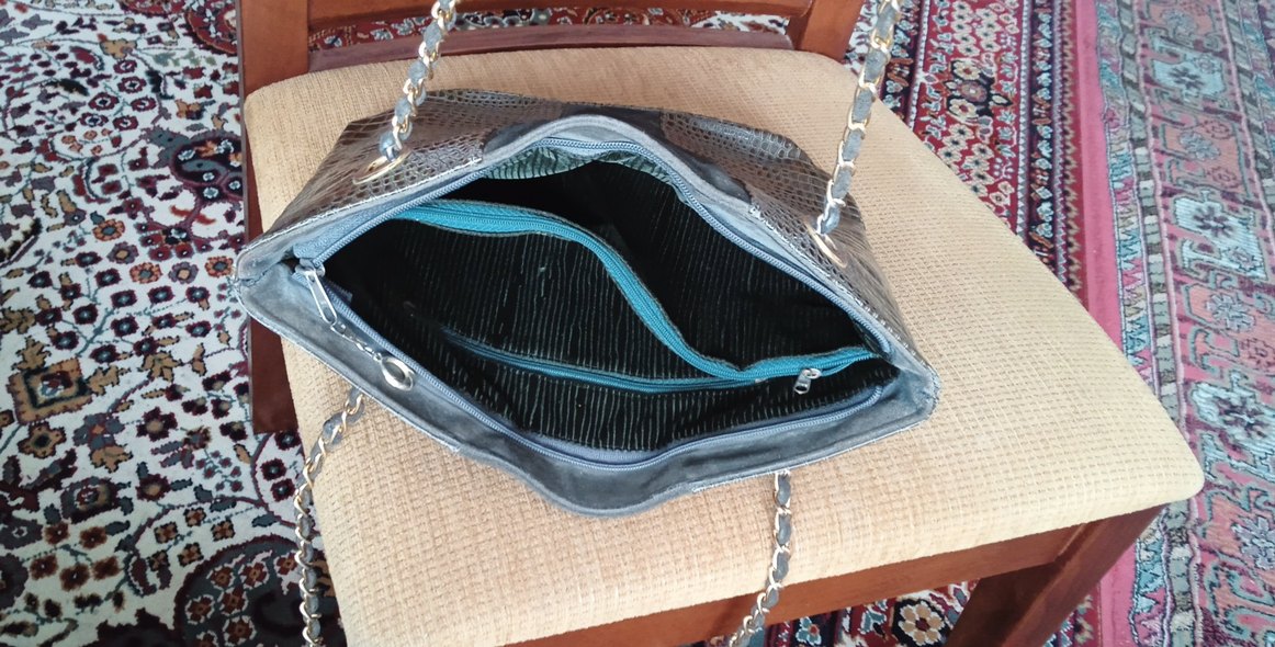 GERÇEK HAKİKİ DERİ ZİNCİR ASKILI ÇANTA - Görsel 3