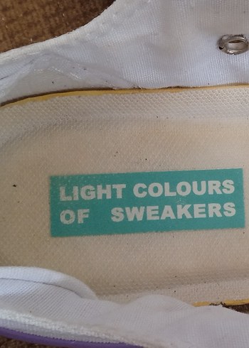 LİGHT COLOURS OF SWEAKERS AYAKKABI 37 - Görsel 5