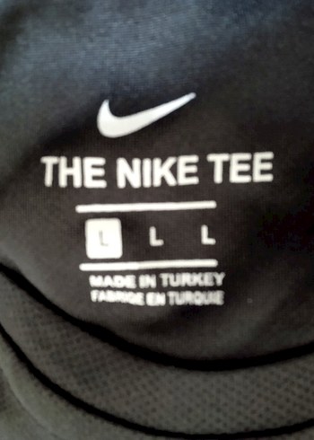 Nike Siyah Kısa Kollu Rahat Tişört(L) - Görsel 3