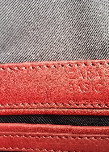 Beden bordo Renk ZARA MARKA GERÇEK DERİ BAYAN ÇANTASI