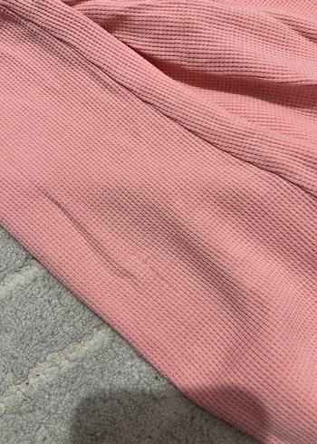 3 Yaş Beden pembe Renk Uzun Kollu Pembe Bebek Kız Takımı